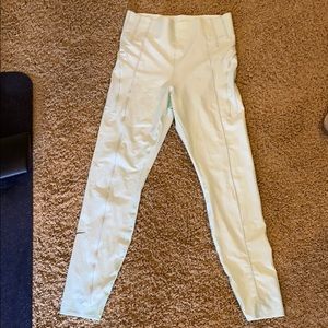 Full length Mint colored Nike city ready tights
